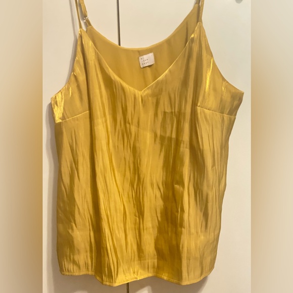 Tops - New Elegant Gold Sleeveless Top